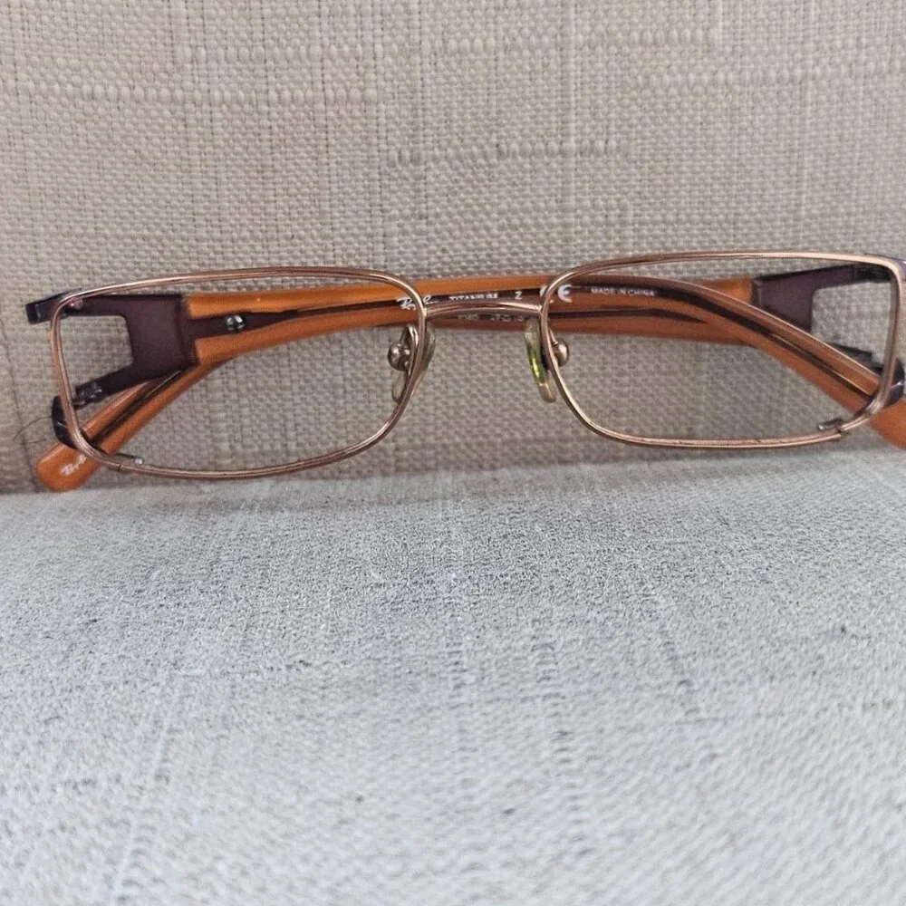 Ray-Ban Titanium Kids Eyeglasses Frame Gold Tone RB1021T Glasses Eyewear